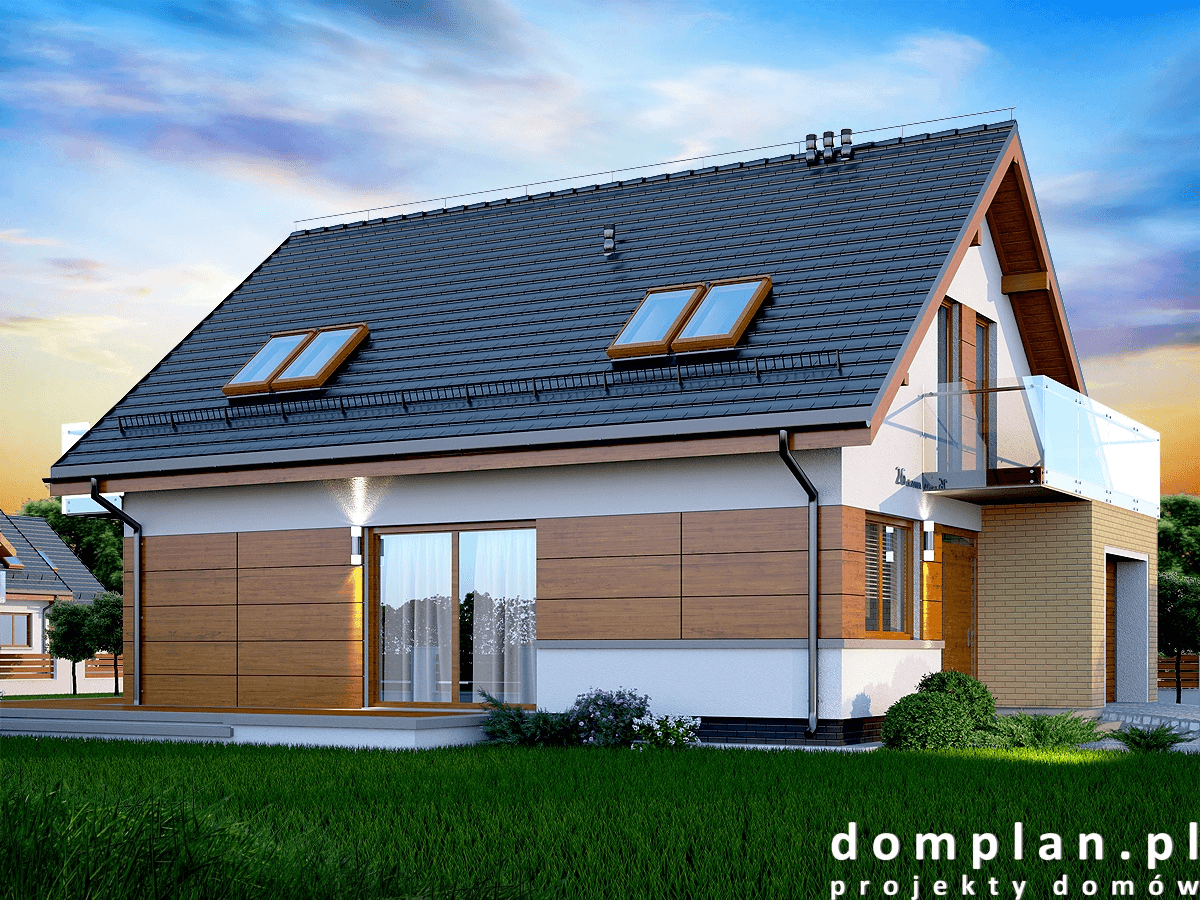 Wizualizacja domu jednorodzinnego Diona Mała bis