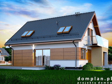 Wizualizacja domu jednorodzinnego Diona Mała bis
