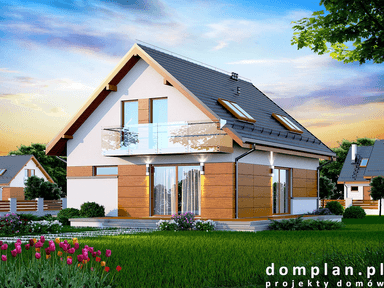 Wizualizacja domu jednorodzinnego Diona Mała bis