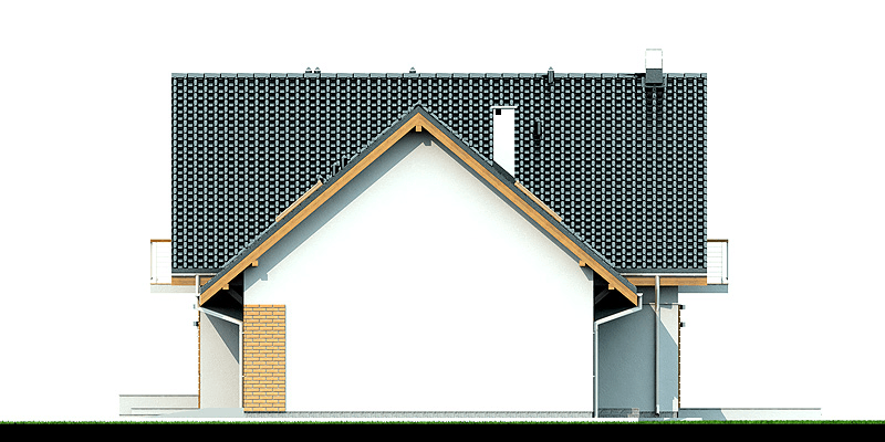 Elewacja boczna domu Galilea 2M