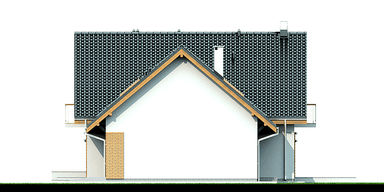 Elewacja boczna domu Galilea 2M