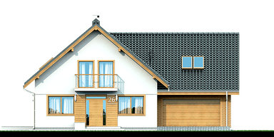 Elewacja frontowa domu Galilea 2M