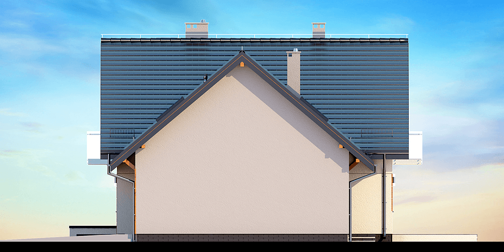 Elewacja boczna domu Galilea Bis 2M