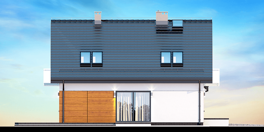 Elewacja boczna domu Galilea Bis