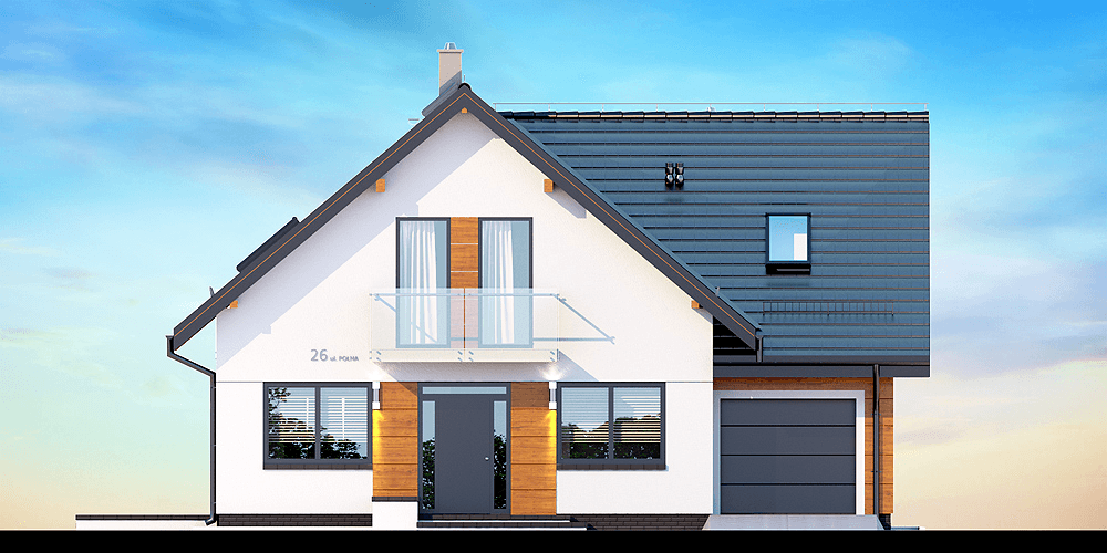 Elewacja frontowa domu Galilea Bis