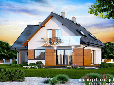 Wizualizacja domu jednorodzinnego Galilea Bis