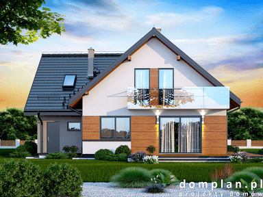 Wizualizacja domu jednorodzinnego Galilea Bis