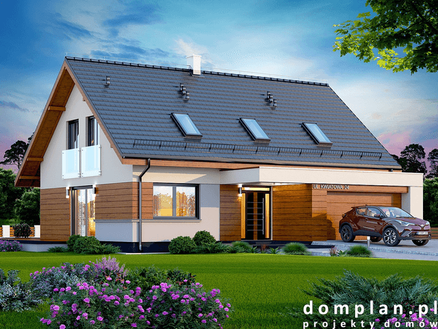 Projekt domu Kaminero