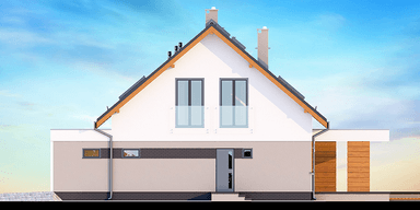 Elewacja boczna domu Kaminero lux