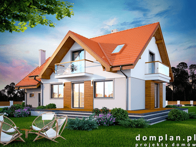 Wizualizacja domu jednorodzinnego Karmelita Modern