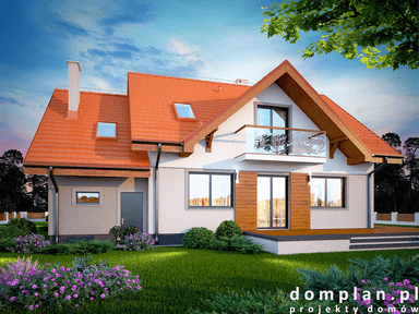 Wizualizacja domu jednorodzinnego Karmelita Modern