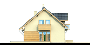 Elewacja boczna domu Kendra 2M