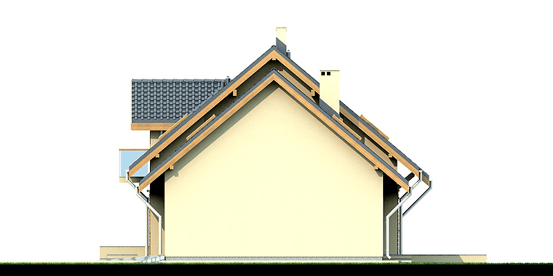 Elewacja boczna domu Kendra 2M