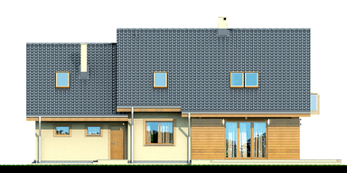 Elewacja ogrodowa domu Kendra 2M