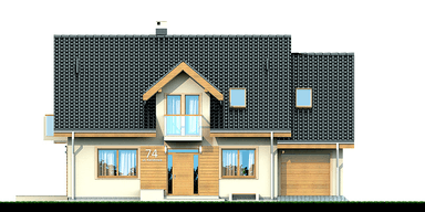 Elewacja frontowa domu Kendra