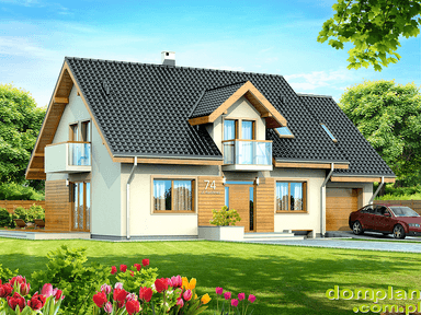 Wizualizacja domu jednorodzinnego Kendra