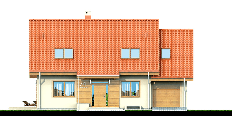 Elewacja frontowa domu Kendra Bis