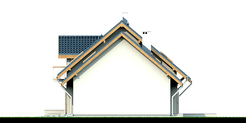 Elewacja boczna domu Kendra mała