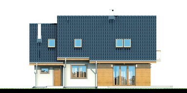 Elewacja ogrodowa domu Kendra mała