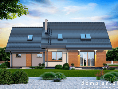 Wizualizacja domu jednorodzinnego Kendra XS 2M