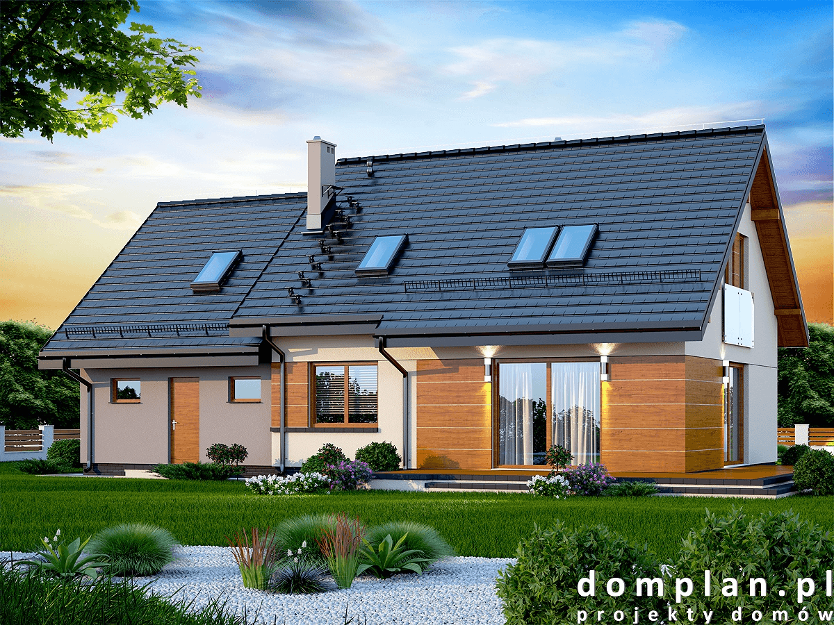 Wizualizacja domu jednorodzinnego Kendra XS 2M