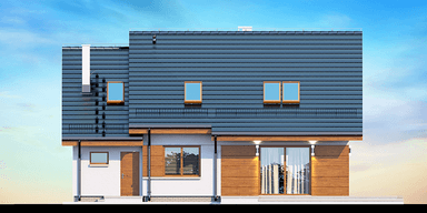 Elewacja ogrodowa domu Kendra XS