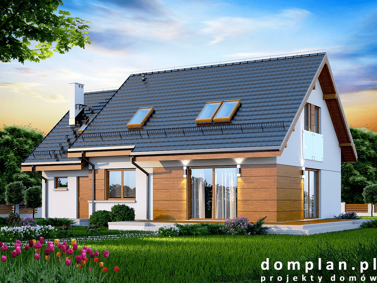 Wizualizacja domu jednorodzinnego Kendra XS