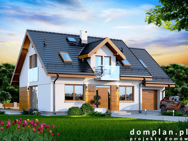 Wizualizacja domu jednorodzinnego Kendra XS