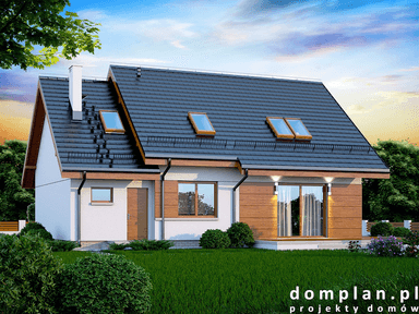 Wizualizacja domu jednorodzinnego Kendra XS