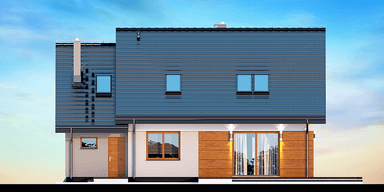 Elewacja ogrodowa domu Kendra XS Bis