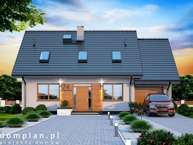 Wizualizacja domu jednorodzinnego Kendra XS Bis