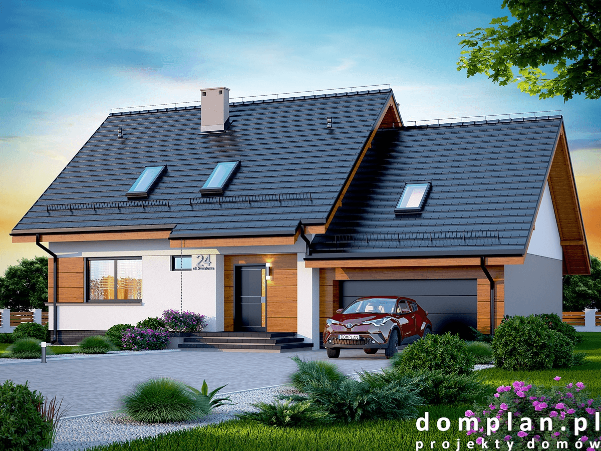 Wizualizacja domu jednorodzinnego Lisandra 2M