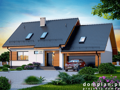 Wizualizacja domu jednorodzinnego Lisandra 2M