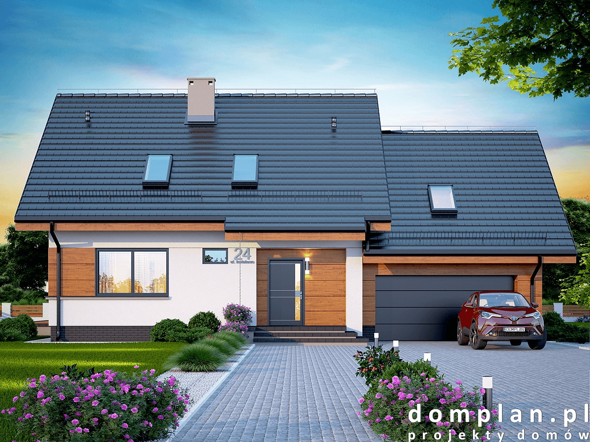 Wizualizacja domu jednorodzinnego Lisandra 2M