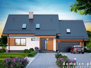 Wizualizacja domu jednorodzinnego Lisandra 2M