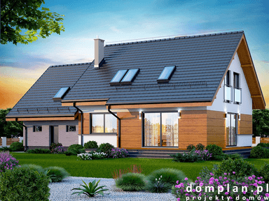 Wizualizacja domu jednorodzinnego Lisandra 2M