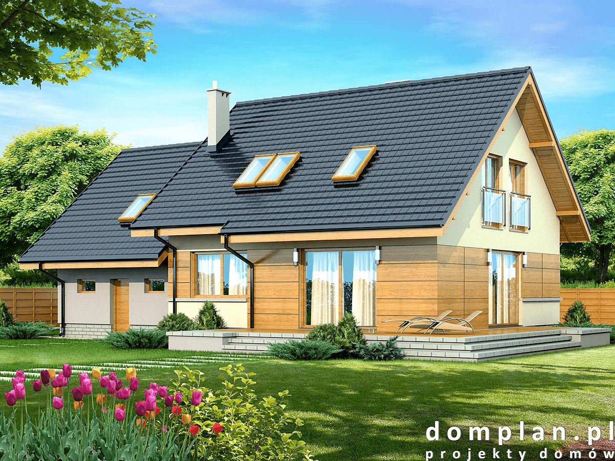 Wizualizacja domu jednorodzinnego Lisandra 2M