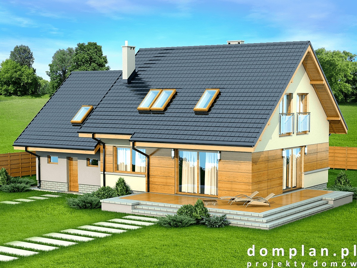 Wizualizacja domu jednorodzinnego Lisandra 2M