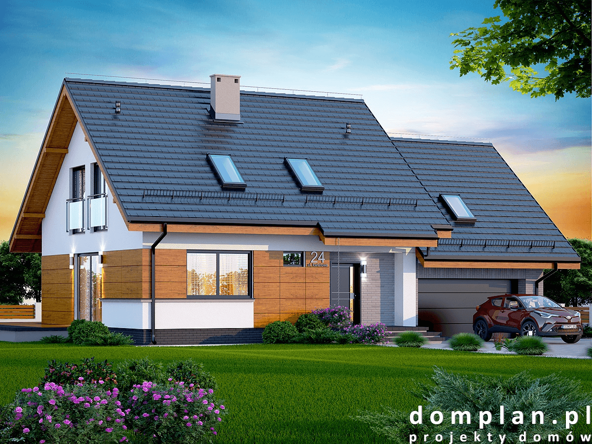 Wizualizacja domu jednorodzinnego Lisandra 2M