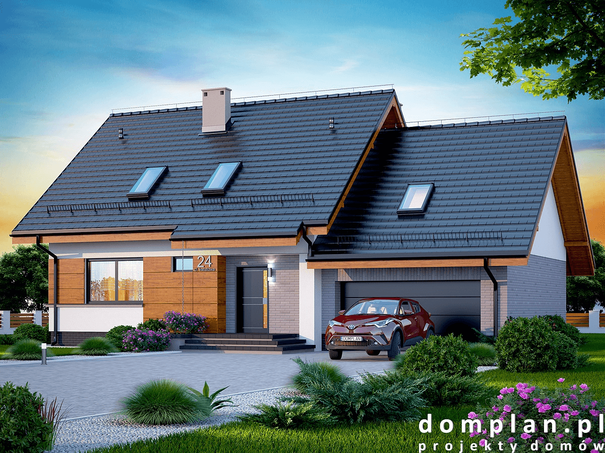 Wizualizacja domu jednorodzinnego Lisandra 2M