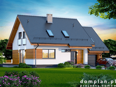Wizualizacja domu jednorodzinnego Lisandra