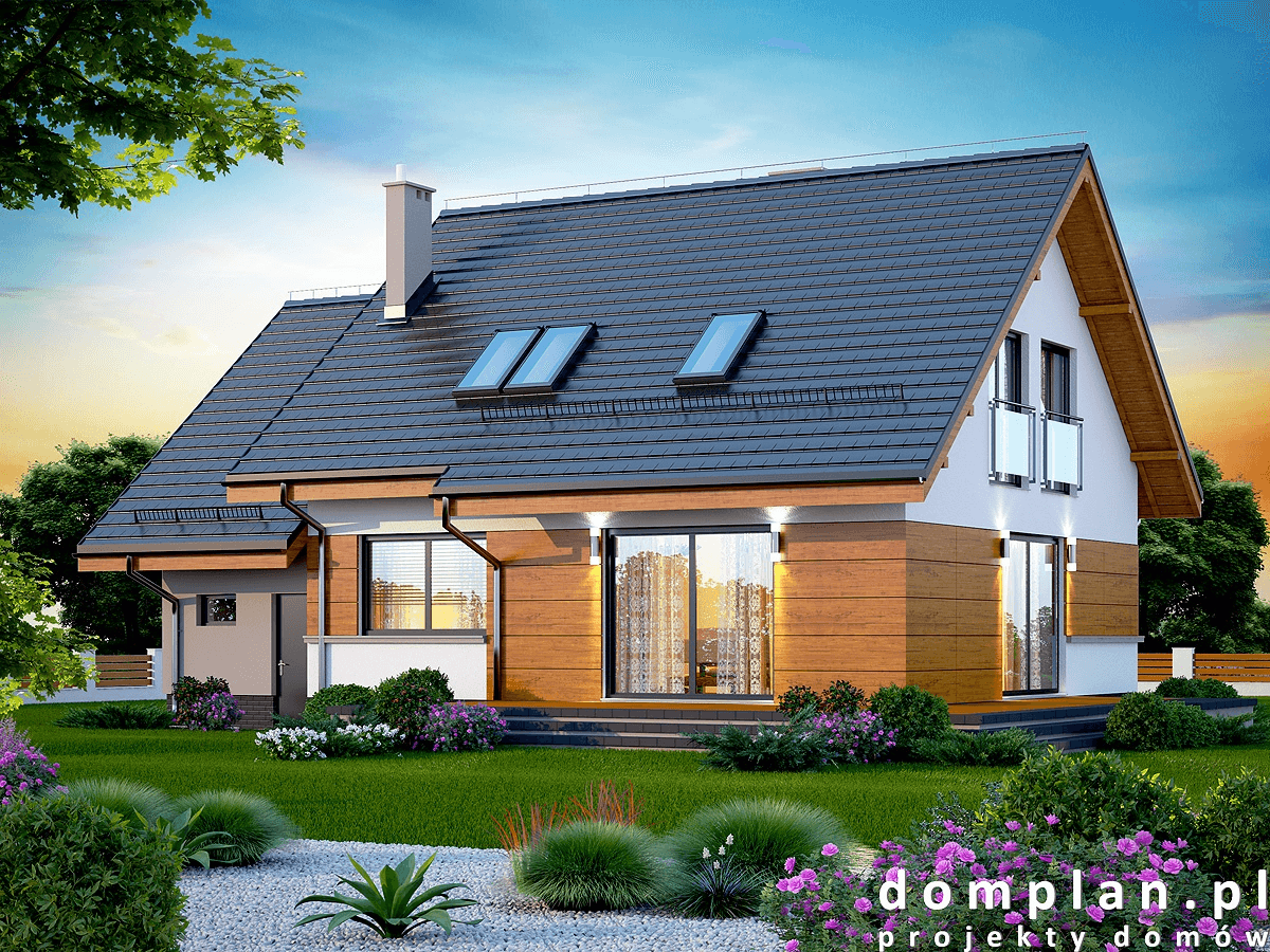 Wizualizacja domu jednorodzinnego Lisandra