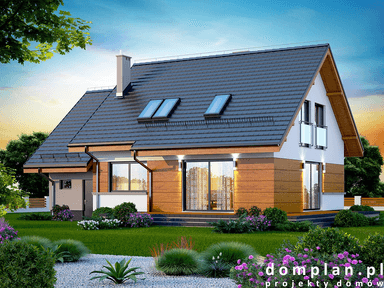 Wizualizacja domu jednorodzinnego Lisandra