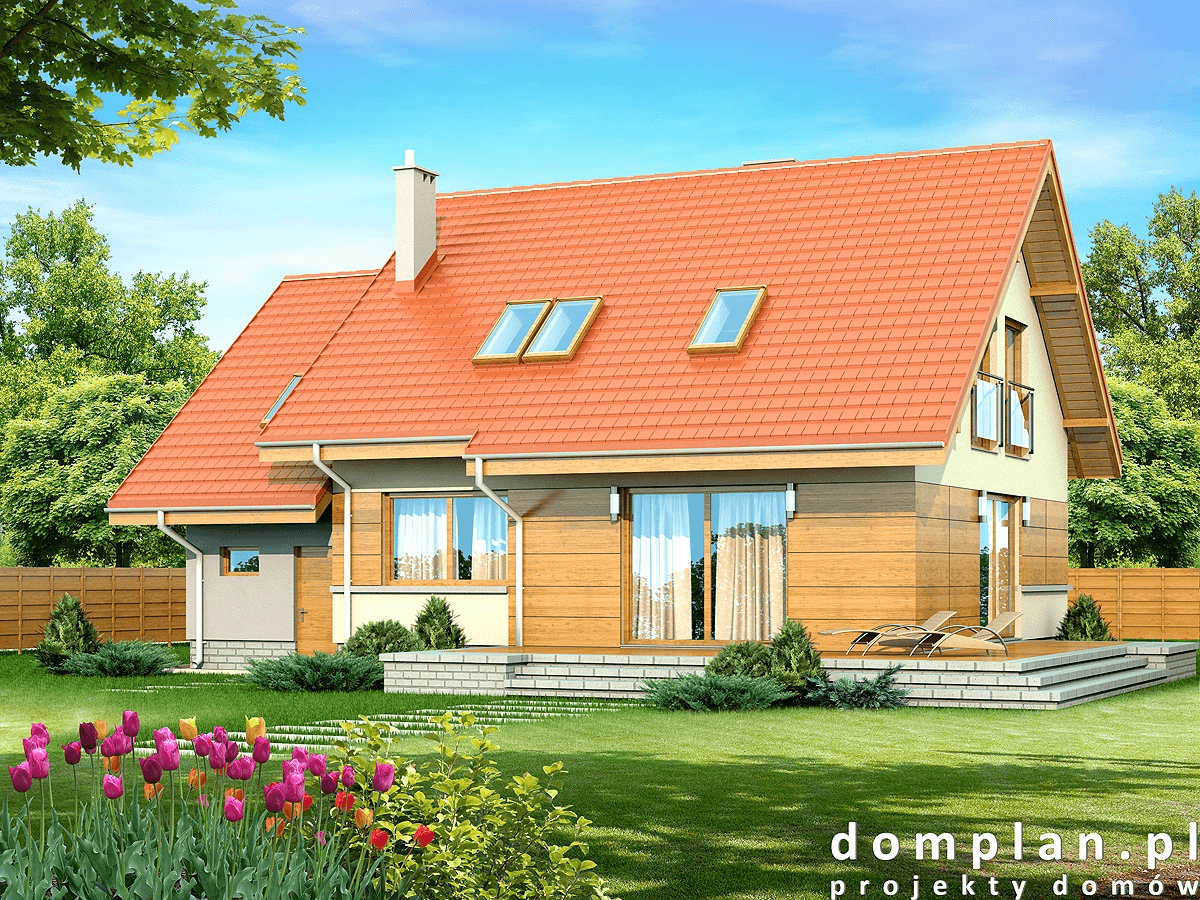 Wizualizacja domu jednorodzinnego Lisandra