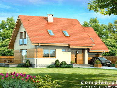 Wizualizacja domu jednorodzinnego Lisandra