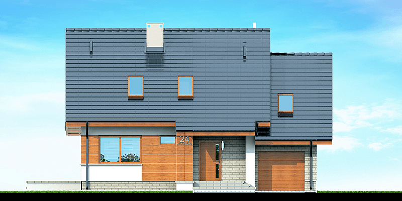 Elewacja frontowa domu Lisandra mała