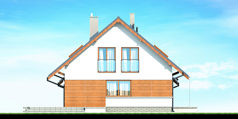 Elewacja boczna domu Lisandra mała