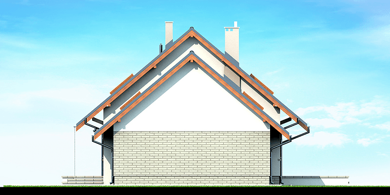 Elewacja boczna domu Lisandra mała