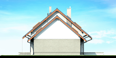 Elewacja boczna domu Lisandra mała