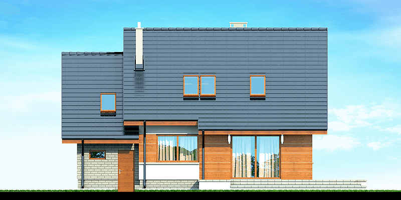 Elewcja ogrodowa domu Lisandra mała